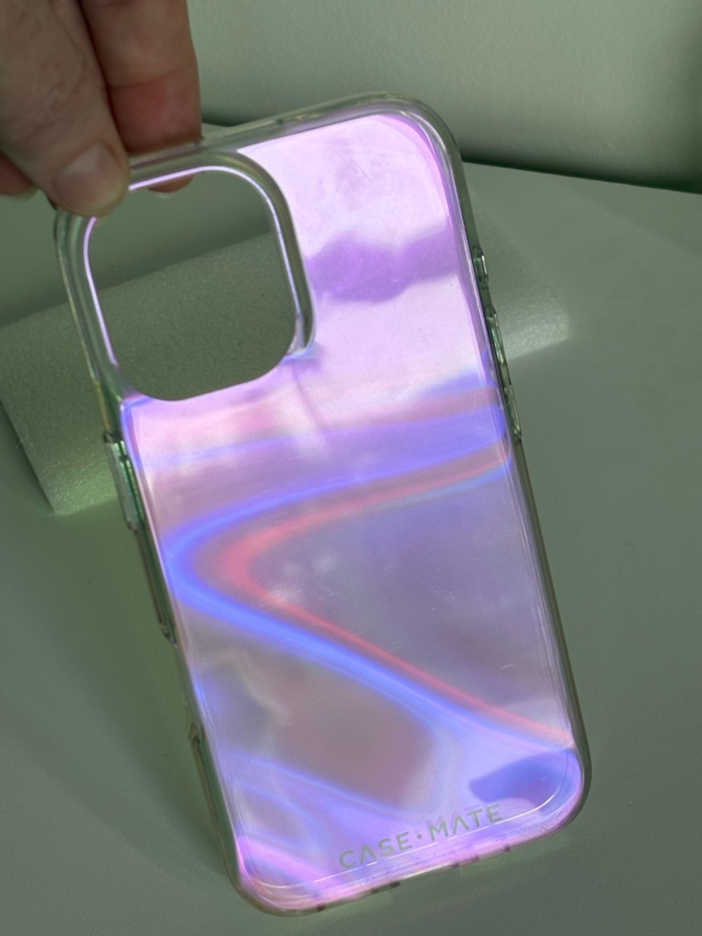 case-mate Iridescent Pink & Purple Holographic Phone Case